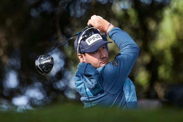 Acciona Open de Espana presented by Madrid - Day Four Thristaon Lawrence of South Africa tees off on the 1st hole during Day Four of the Acciona Open de Espana presented by Madrid at Club de Campo Villa de Madrid on October 15, 2023, in Madrid, Spain. Madrid Club de Campo Villa de Madrid Madrid Spain RL_ACCMOESP_640 Copyright: xRicardoxLarreinax