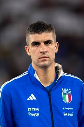 Gianluca Mancini (Italy) during the UEFA European Qualifier 2023-2024 match between Italy 4-0 Malta at San Nicola Stadium on October 14, 2023 in Bari, Italy. Noxthirdxpartyxsales  (232606391)