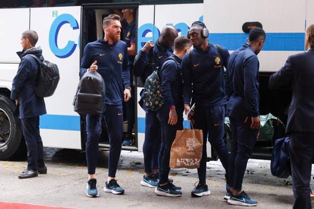 The Portuguese football team led by Christian Ronaldo arrived in Zenica The Portuguese football team led by Christian Ronaldo arrived in Zenica, on the eve of the qualifying match against Bosnia and Herzegovina, in Zenica, Bosnia and Herzegovina, on Oct 15, 2023. ArminxDurgut PIXSELL