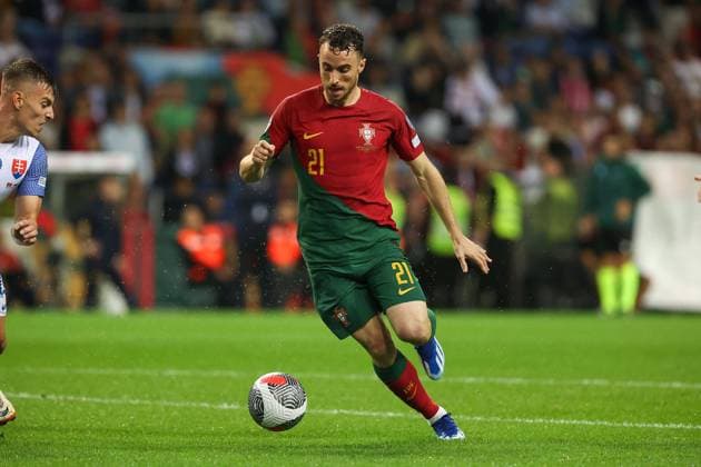 Portugal, Estadio do Dragao Porto, 13.10.2023 UEFA EURO, EM, Europameisterschaft,Fussball 2024 Qualifiers Group J Portugal - Slovakia v.l., Diogo Jota (Portugal) FREISTELLER, Copyright: JoaquimxFerreira