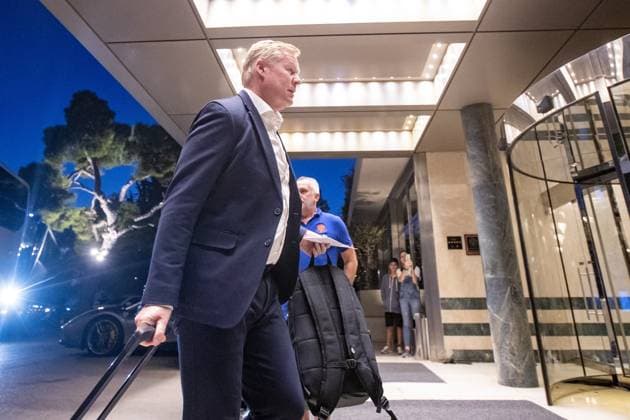 ATHENE, Divani Apollon Palace & Thalasso, 15-10-2023 , season 2023 2024 , European Championship, EM, Europameisterschaft Qualification. during press conference, PK, Pressekonferenz Netherlands in Athens, Netherlands coach Ronald Koeman arriving at hotel Press conference Netherlands in Athens  x22756123x Copyright: