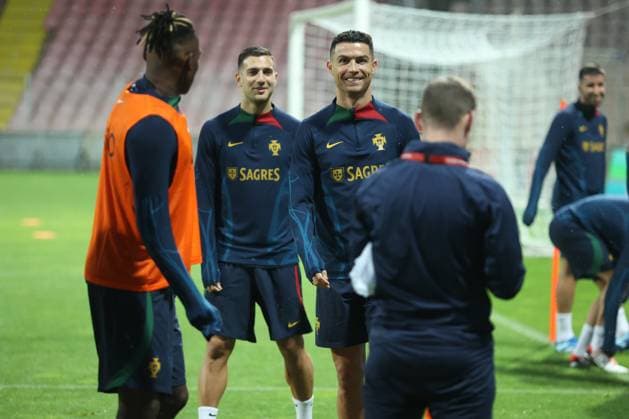 RECORD DATE NOT STATED BiH, Zenica, 151023. Stadium Bilino polje. Training of the Portuguese national team, Nationalteam before the meeting with Bosnia and Herzegovina. In the photo: Cristiano Ronaldo. Photo: Antonio Balic CROPIX Copyright: xxAntonioxBalicx trening_portugal3-151023
