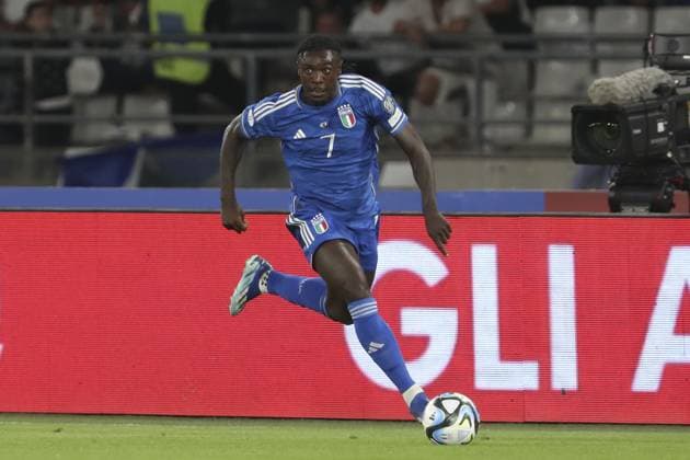 Moise Kean (Italy) during UEFA EURO, EM, Europameisterschaft,Fussball 2024 qualifiers - Italy vs Malta, UEFA European Football Championship in Bari, Italy, October 14 2023  Copyright: xMassimilianoxCarnabuci IPAxSportx xx IPA_40998103 IPA_IPA40998103
