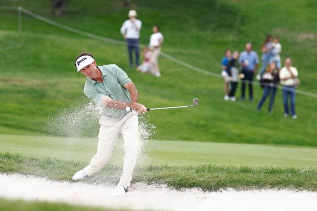 October 15, 2023, MADRID, MADRID, SPAIN: Gonzalo Fernandez Castano of Spain in action during Acciona Open de Espana, Round 4, Golf tournament celebrated at Club de Campo on October 15, 2023, in Madrid, Spain. MADRID SPAIN - ZUMAa181 20231015_zaa_a181_204 Copyright: xOscarxJ.xBarrosox