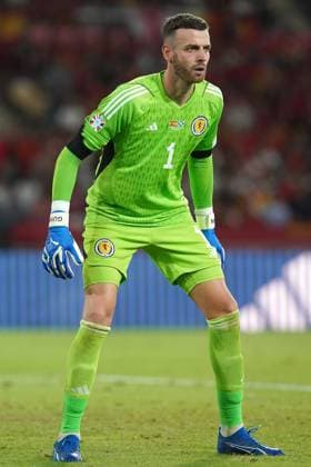 Spain s Angus Gunn during UEFA European Qualifiers, Qualifying round match. October 12,2023. (20231012488)