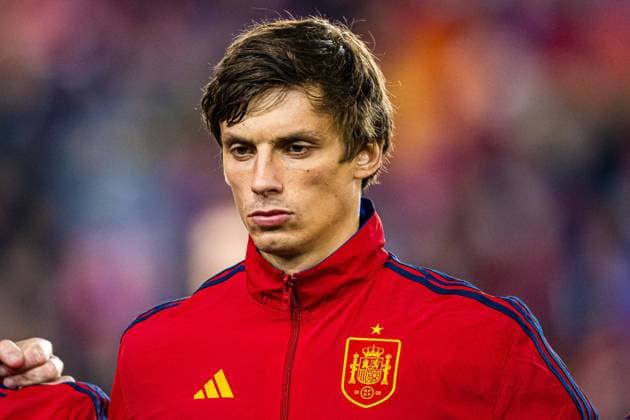 231015 Robin Le Normand of Spain ahead of the UEFA EURO, EM, Europameisterschaft,Fussball Qualifier, EM, Europameisterschaft football match between Norway and Spain on October 15, 2023 in Oslo. Photo: Marius Simensen BILDBYRAN COP 238 VG0543 bbeng em-kvalifisering em-kvalik emkval football fotball fotboll landskamp norge norway soccer spain spanien uefa euro qualifier Copyright: MARIUSxSIMENSEN BB231015ZV001