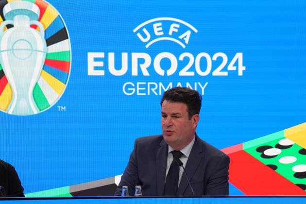 Arbeitsminister Hubertus Heil - 16.10.2023: EURO 2024 Partnerschaft DFB VDV