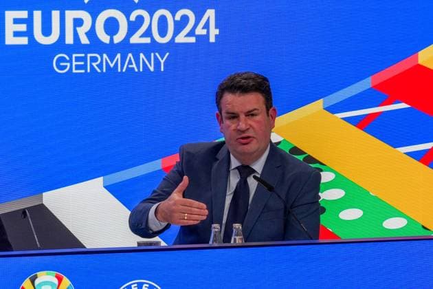 Arbeitsminister Hubertus Heil - 16.10.2023: EURO 2024 Partnerschaft DFB VDV