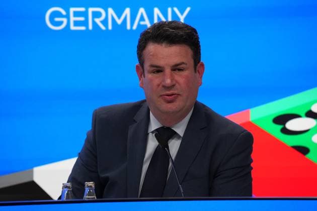 Arbeitsminister Hubertus Heil - 16.10.2023: EURO 2024 Partnerschaft DFB VDV