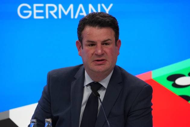 Arbeitsminister Hubertus Heil - 16.10.2023: EURO 2024 Partnerschaft DFB VDV