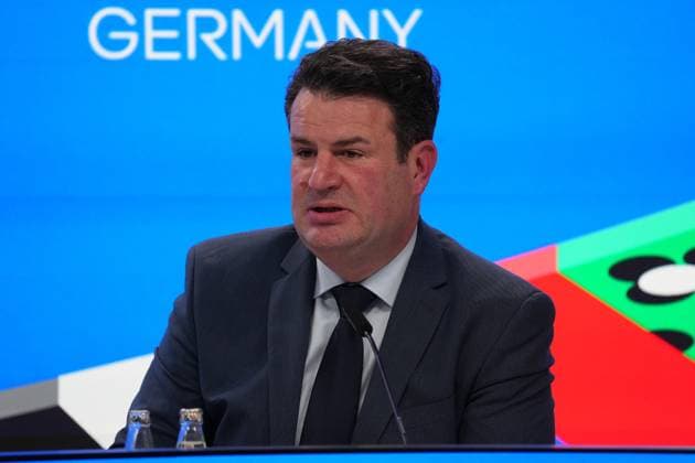 Arbeitsminister Hubertus Heil - 16.10.2023: EURO 2024 Partnerschaft DFB VDV