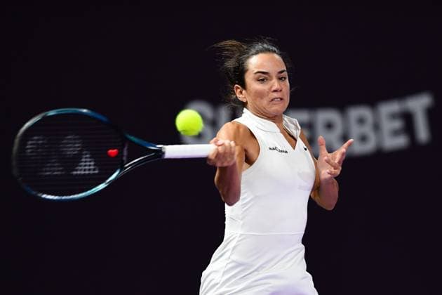 Transylvania Open Round of 32: WTA, Tennis Damen Tennis Damen 250 Tournament in Cluj-Napoca, BT Arena, 16 October 2023 Trasylvania Open: WTA, Tennis Damen 250 Tournament in Cluj-Napoca, BT Arena Cluj-Napoca BT Arena Romania Copyright: xAncaxTepeix