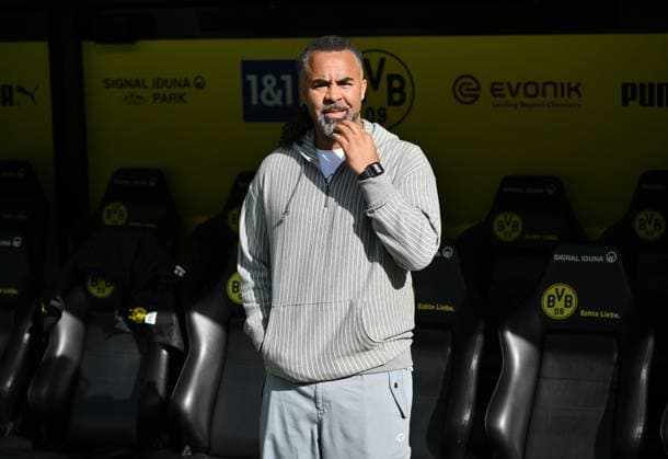 Ex Fussball Profi Patrick Owomoyela 07.10.2023, Fussball GER, Saison 2023 2024, 1. Bundesliga, 7. Spieltag, Borussia Dortmund - Union Berlin 4:2 Dortmund Signal Iduna Park Nordrhein Westfalen Deutschland