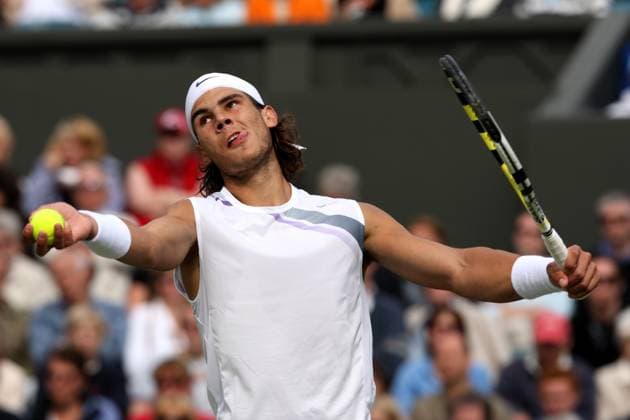 WIMBLEDON 2007 2007-07-26 WIMBLEDON 2007 - DAY 02 Rafael Nadal (ESP) during his first round match against Mardy Fish (USA) Picture by Maarten Straetemans London United Kingdom  Copyright: xISOSPORTx 304005