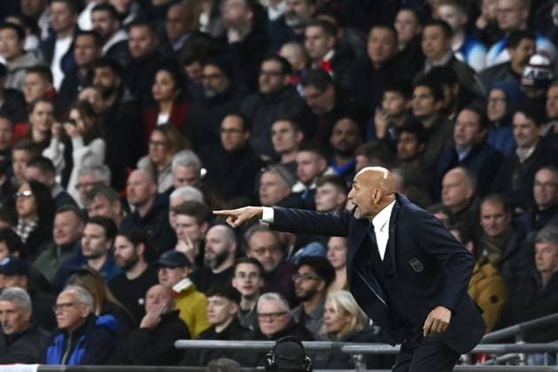 Foto Fabio Ferrari LaPresse 17 Ottobre 2023 - Londra, Inghilterra - calcio - Inghilterra vs Italia - Qualificazioni Euro 2024 - Group C - Stadio Wembley. Nella foto: Luciano Spalletti (Italy) coach October 17, 2023 London, United Kingdom - sport, calcio -England vs Italy -European Qualifiers 2024 - Group C - Wembley Stadium. In the pic: Luciano Spalletti (Italy)  Copyright: xFabioxFerrari LaPressex