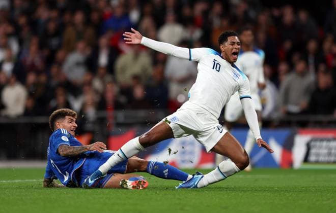 Editorial use only England v Italy - European Championship, EM, Europameisterschaft QUALIFYING - GROUP C. Football, Wembley Stadium. UK. 17 OCT 2023 Editorial use only  Copyright: xJASONPIX Shutterstockx 14154421r