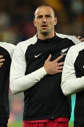 17th October 2023; Gtech Community Stadium, London, England; International Football Friendly, Australia versus New Zealand; goalkeeper Michael Woud of New Zealand , during the teams line up  ActionPlus12566253 KatiexChan Content restricted for UK based newspaper