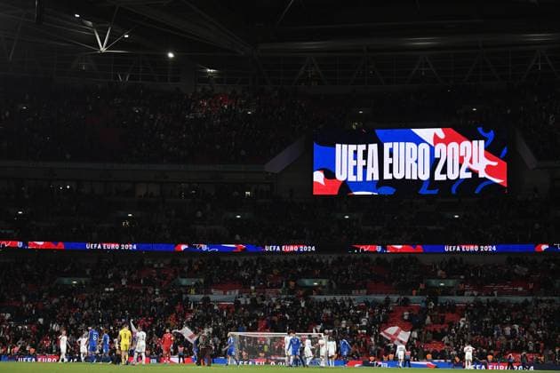 Foto Fabio Ferrari LaPresse 17 Ottobre 2023 - Londra, Inghilterra - calcio - Inghilterra vs Italia - Qualificazioni Euro 2024 - Group C - Stadio Wembley. Nella foto: Inghilterra qualificata Euro 2024 October 17, 2023 London, United Kingdom - sport, calcio -England vs Italy -European Qualifiers 2024 - Group C - Wembley Stadium. In the pic: England qualified Euro 2024  Copyright: xFabioxFerrari LaPressex