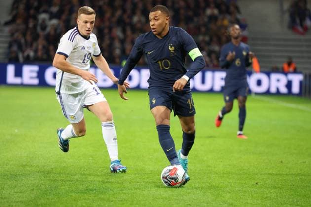 Kylian MBAPPE (France) lors du match amical France vs Ecosse, Decathlon Arena stade Pierre Mauroy, le 17 octobre 2023 FOOTBALL : FRANCE vs ECOSSE - AMICAL - 17 10 2023 LaurentSanson Panoramic 