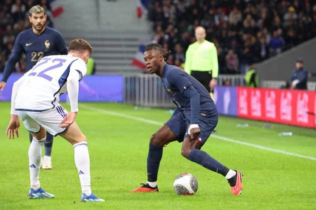 Eduardo CAMAVINGA (France) lors du match amical France vs Ecosse, Decathlon Arena stade Pierre Mauroy, le 17 octobre 2023 FOOTBALL : FRANCE vs ECOSSE - AMICAL - 17 10 2023 LaurentSanson Panoramic 