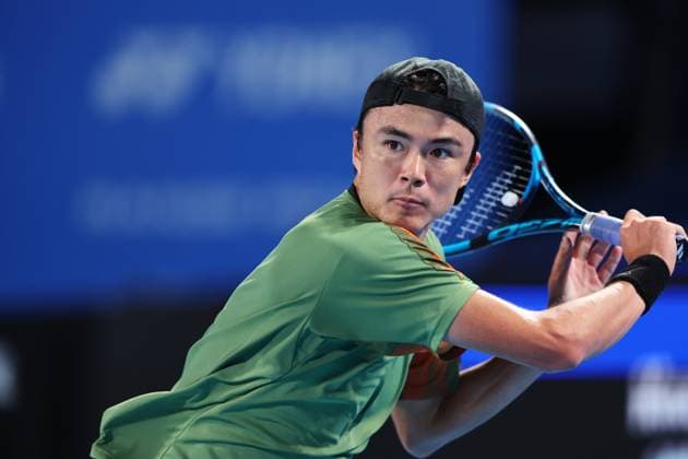 Taro Daniel (JPN), OCTOBER 17, 2023 - Tennis : Kinoshita Group Japan Open Tennis Championships 2023 Men s Singles 1st Round at Ariake Coliseum, Tokyo, Japan. Noxthirdxpartyxsales  (232780194)