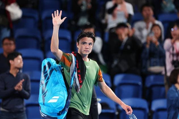 Taro Daniel (JPN), OCTOBER 17, 2023 - Tennis : Kinoshita Group Japan Open Tennis Championships 2023 Men s Singles 1st Round at Ariake Coliseum, Tokyo, Japan. Noxthirdxpartyxsales  (232765485)