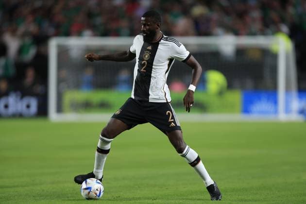 RECORD DATE NOT STATED Seleccion Mexico 2023 Mexico vs Germany Antonio Rudiger of Germany during the game Mexican national team, Nationalteam (Mexico) vs Germany, the friendly preparation, at Lincoln Financial Field Stadium, on October 17, 2023. <br><br> Antonio Rudiger de Alemania durante el partido Seleccion Mexicana (Mexico) vs Alemania, amistoso de preparacion en el Lincoln Financial Field Stadium, el 17 de Octubre de 2023. PHILADELPHIA PENSILVANIA UNITED STATES  Copyright: xUlisesxNaranjox 20231017211924_SMN_23_AM_MEX_GER_RUDIGER217