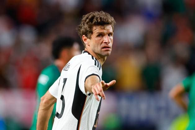 PHILADELPHIA, PA - OCTOBER 17: Thomas Muller 13 of Germany during the International Friendly, Länderspiel, Nationalmannschaft between Germany and Mexico at Lincoln Financial Field on October 17, 2023 in Philadelphia, Pennsylvania. (Photo by Rich Graessle Icon Sportswire) SOCCER: OCT 17 Mexico vs Germany EDITORIAL USE ONLY Icon23101825511