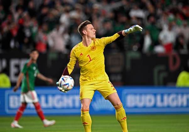 18.10.2023, Fussball Nationalteams Freundschaftsspiele 2023, Länderspiel, Mexico - Deutschland, im Lincoln Financial Field (Philadelphia, PA), Torwart Marc-Andre ter Stegen (Deutschland)