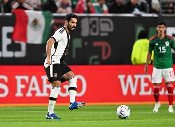 18.10.2023, Fussball Nationalteams Freundschaftsspiele 2023, Länderspiel, Mexico - Deutschland, im Lincoln Financial Field (Philadelphia, PA), Ilkay Gündogan (Deutschland) am Ball
