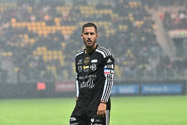 Eden Hazard (variÃ tÃ s) FOOTBALL : VariÂŽtÂŽs Club de France va Team Calais - Match de gala - 18 10 2023 FredericChambert Panoramic 