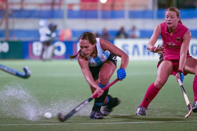 Champion Trophy 2007 - Noel Barrionuevo de Argentina el partido de la primera fecha del 15Â° Cahmpion Trophy de hockey sobre cÃ sped femenino jugado entre Argentina y Alemania en el Estadio Nacional de Hockey. January 13, 2007. Quilmes, Provincia de Buenos Aires, Argentina. Argentina gano a Alemania 2-0. Quilmes Estadio Nacional de Hockey Argentina *** Champion Trophy 2007 Noel Barrionuevo of Argentina the match of the first date of the 15th Womens Hockey Champions Trophy played between Argentina and Germany at Estadio Nacional de Hockey January 13, 2007 Quilmes, Province of Buenos Aires, Argentina Argentina Argentina beat Germany 2 0 Quilmes Estadio Nacional de Hockey Argentina Copyright: xSantiagoxGomezxRocax