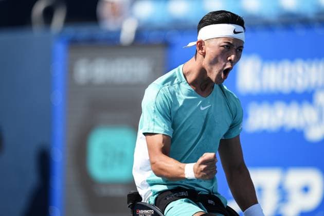 Sport Bilder des Tages Tokito Oda (JPN), OCTOBER 19, 2023 - Tennis : Kinoshita Group Japan Open Wheelchair Tennis Championships 2023 Men s Singles Semi-final at Ariake Coliseum, Tokyo, Japan. Noxthirdxpartyxsales  (232925271)