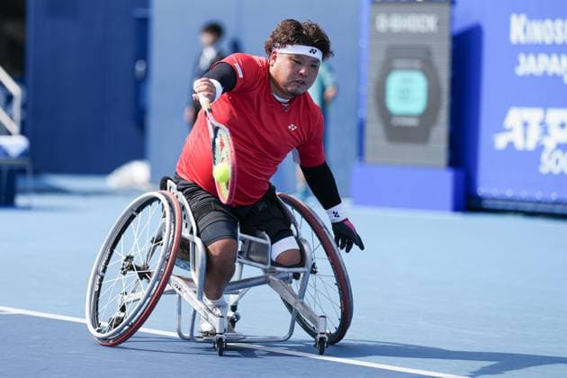 Kohei Suzuki (JPN), OCTOBER 19, 2023 - Tennis : Kinoshita Group Japan Open Wheelchair Tennis Championships 2023 Men s Singles Semi-final at Ariake Coliseum, Tokyo, Japan. Noxthirdxpartyxsales  (232925300)