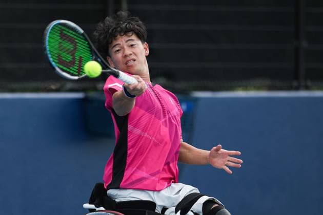 Takashi Sanada (JPN), OCTOBER 19, 2023 - Tennis : Kinoshita Group Japan Open Wheelchair Tennis Championships 2023 Men s Singles Semi-final at Ariake Coliseum, Tokyo, Japan. Noxthirdxpartyxsales  (232927790)