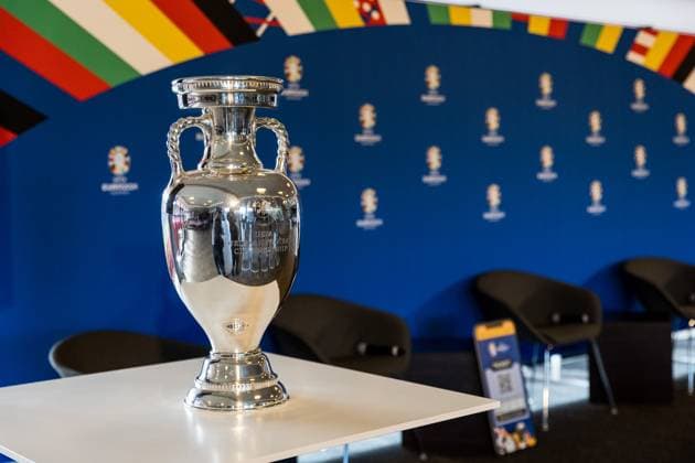 Pressekonferenz zur Bekanntgabe der Partnerschaft zwischen VDV und EURO 2024 GmbH; 19.10.2023 Der UEFA EURO, EM, Europameisterschaft,Fussball Pokal im RheinEnergieStadion Pressekonferenz zur Bekanntgabe der Partnerschaft zwischen VDV und EURO 2024 GmbH, Koeln, RheinEnergieStadion am 19.10.2023 Copyright: xBEAUTIFULxSPORTS Wunderlx