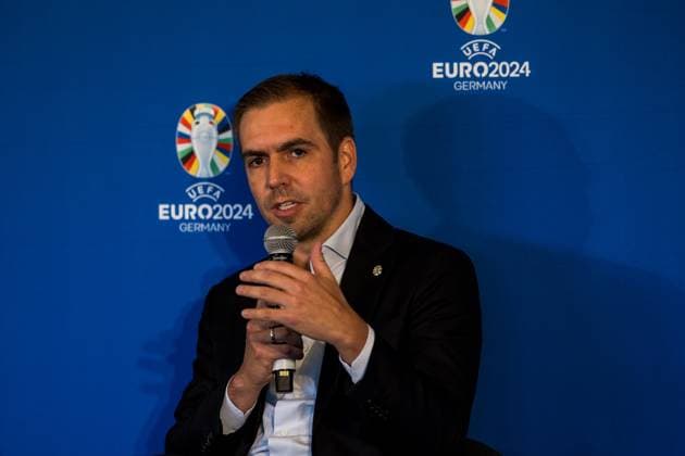 Pressekonferenz zur Bekanntgabe der Partnerschaft zwischen VDV und EURO 2024 GmbH; 19.10.2023 Philipp Lahm, Turnierdirektor der UEFA EURO, EM, Europameisterschaft,Fussball 2024 Pressekonferenz zur Bekanntgabe der Partnerschaft zwischen VDV und EURO 2024 GmbH, Koeln, RheinEnergieStadion am 19.10.2023 Copyright: xBEAUTIFULxSPORTS Wunderlx