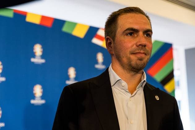 Pressekonferenz zur Bekanntgabe der Partnerschaft zwischen VDV und EURO 2024 GmbH; 19.10.2023 Philipp Lahm, Turnierdirektor der UEFA EURO, EM, Europameisterschaft,Fussball 2024 Pressekonferenz zur Bekanntgabe der Partnerschaft zwischen VDV und EURO 2024 GmbH, Koeln, RheinEnergieStadion am 19.10.2023 Copyright: xBEAUTIFULxSPORTS Wunderlx