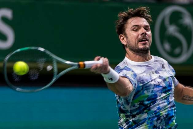 231019 Stan Wawrinka of Switzerland during day 6 of the Nordic Open tennis tournament on October 19, 2023 in Stockholm. Photo: Michael Campanella BILDBYRAN COP 313 MC0068 tennis nordic open day 6 bbeng Copyright: MICHAELxCAMPANELLA BB231019MC006