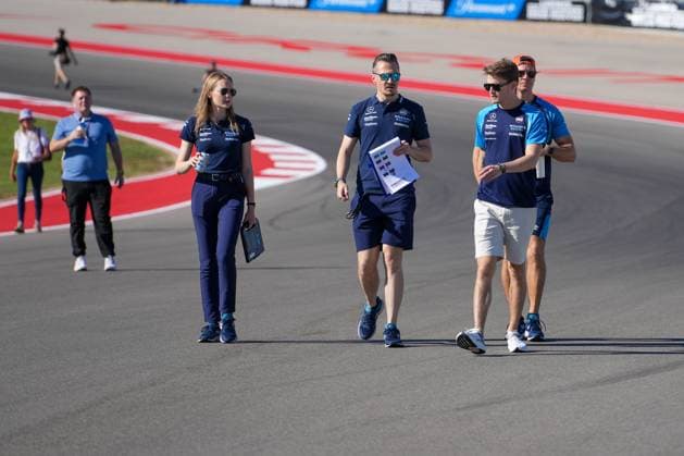 Logan Sargeant - Williams track walk at United States Grand Prix - 19th of October 2023 Â Copyright: xLUBOMIRxASENOVx