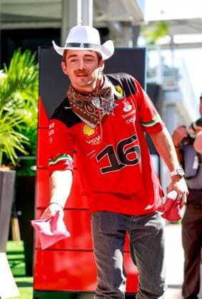 Sport Bilder des Tages 16 Charles Leclerc (MCO, Scuderia Ferrari), F1 Grand Prix of USA at Circuit of The Americas on October 19, 2023 in Austin, United States of America. (Photo by HOCH ZWEI) Austin United States of America