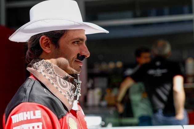 55 Carlos Sainz (ESP, Scuderia Ferrari), F1 Grand Prix of USA at Circuit of The Americas on October 19, 2023 in Austin, United States of America. (Photo by HOCH ZWEI) Austin United States of America