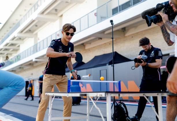 63 George Russell (GBR, Mercedes-AMG Petronas F1 Team), F1 Grand Prix of USA at Circuit of The Americas on October 19, 2023 in Austin, United States of America. (Photo by HOCH ZWEI) Austin United States of America