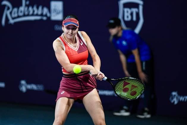 Transylvania Open, Quarter Finals: WTA, Tennis Damen Tennis Damen 250 Tournament in Cluj-Napoca, BT Arena, 20 October 2023 Trasylvania Open: WTA, Tennis Damen 250 Tournament in Cluj-Napoca, BT Arena Cluj-Napoca BT Arena Romania Copyright: xAncaxTepeix