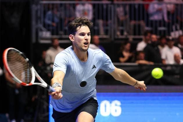 TENNIS - ATP, Tennis Herren Erste Bank Open, Red Bull BassLine VIENNA,AUSTRIA,20.OCT.23 - TENNIS - ATP, Erste Bank Open, preview, Red Bull BassLine. Image shows Dominic Thiem (AUT).  GEPAxpictures xArminxRauthner