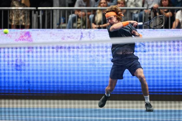 TENNIS - ATP, Tennis Herren Erste Bank Open, Red Bull BassLine VIENNA,AUSTRIA,20.OCT.23 - TENNIS - ATP, Erste Bank Open, preview, Red Bull BassLine. Image shows Andrey Rublev (RUS).  GEPAxpictures xArminxRauthner