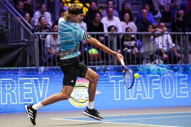 TENNIS - ATP, Tennis Herren Erste Bank Open, Red Bull BassLine VIENNA,AUSTRIA,20.OCT.23 - TENNIS - ATP, Erste Bank Open, preview, Red Bull BassLine. Image shows Alexander Zverev (GER).  GEPAxpictures xArminxRauthner