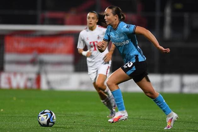 COLOGNE, GERMANY - 20 October, 2023: The match of Women Bundesliga 1.FC Koeln Frauen vs Bayer 04 Leverkusen Frauen  Copyright: xVITALIIxVITLEOx