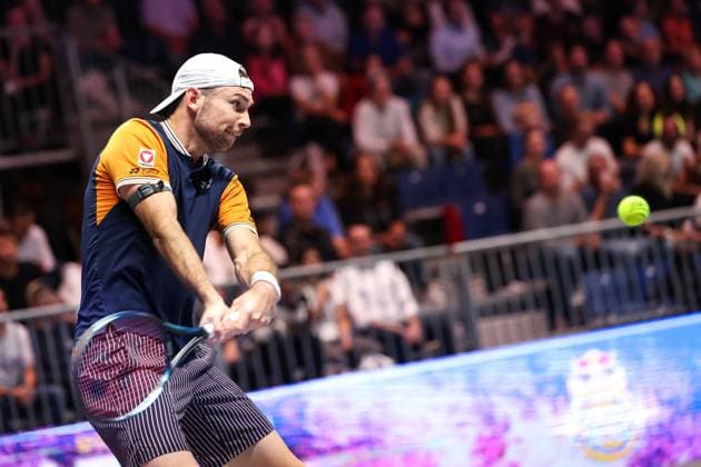 TENNIS - ATP, Tennis Herren Erste Bank Open, Red Bull BassLine VIENNA,AUSTRIA,20.OCT.23 - TENNIS - ATP, Erste Bank Open, preview, Red Bull BassLine. Image shows Jurij Rodionov (AUT).  GEPAxpictures xArminxRauthner