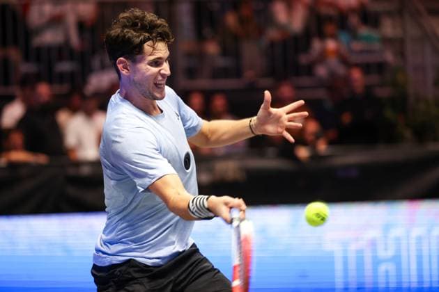 TENNIS - ATP, Tennis Herren Erste Bank Open, Red Bull BassLine VIENNA,AUSTRIA,20.OCT.23 - TENNIS - ATP, Erste Bank Open, preview, Red Bull BassLine. Image shows Dominic Thiem (AUT).  GEPAxpictures xArminxRauthner